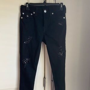 Skinny sequin True Religion jeans